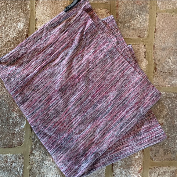 Lululemon | Pink & Gray Heathered Vinyasa Scarf - Picture 3 of 10